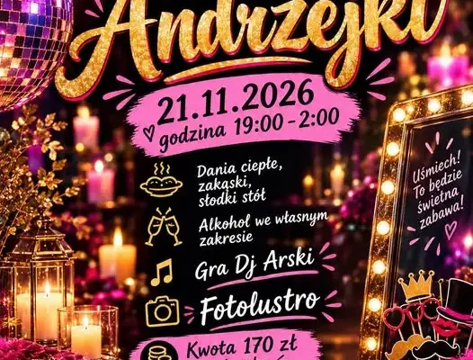 Andrzejki w Płużnicy – zabawa z KGW już 21 listopada