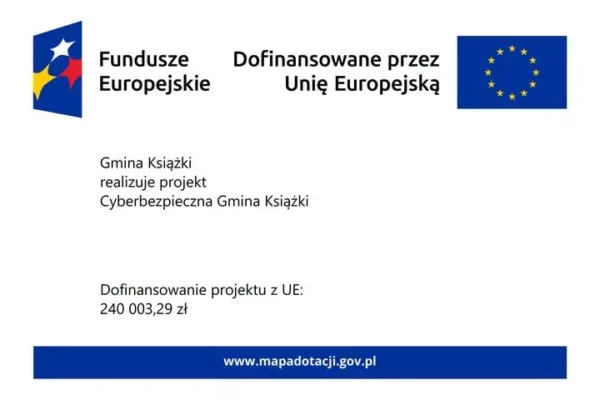 Gmina Książki stawia na cyberbezpieczeństwo – projekt wart ponad 364 tys. zł