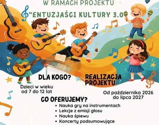 Warsztaty muzyczne w Książkach – rusza rekrutacja dla dzieci i młodzieży