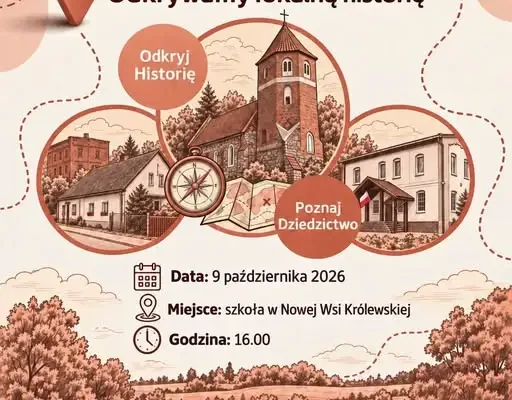 Gra terenowa „Odkrywamy lokalną historię” w Nowej Wsi Królewskiej