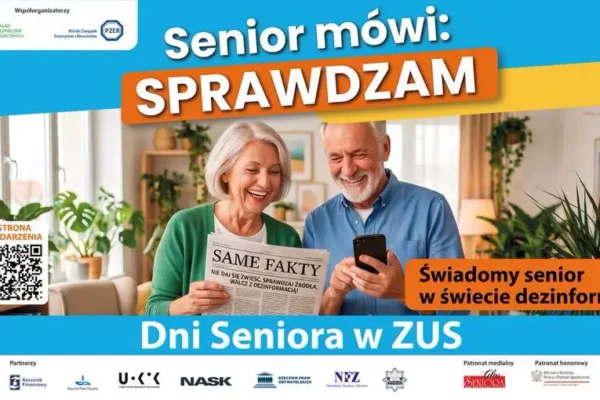 Dni Seniora w ZUS – październik pełen spotkań, porad i ochrony przed dezinformacją