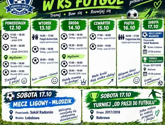 KS Futgol Dębowa Łąka: nowy tydzień treningów i ligowe emocje