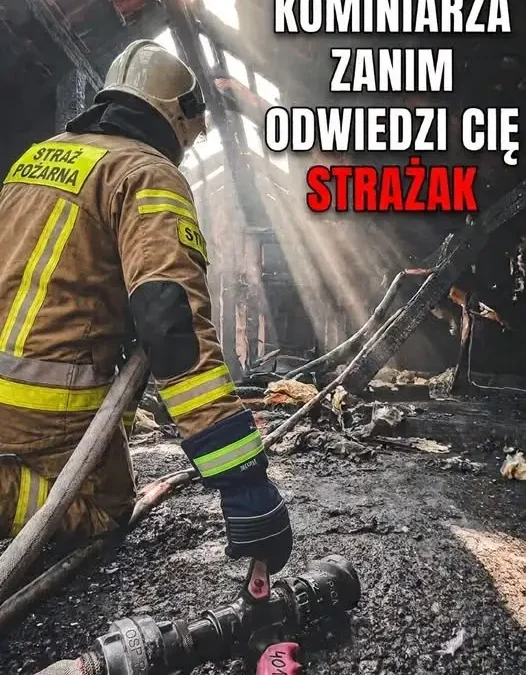 Sezon grzewczy tuż za rogiem – OSP Płużnica przypomina o przeglądach i czujnikach czadu