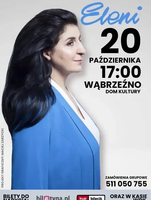Eleni wystąpi w Wąbrzeźnie – koncert pełen greckich przebojów już 20 października