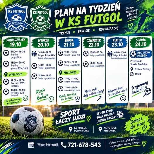 Futgol Boisko: tydzień pełen sportowych emocji i ligowy mecz Młodzika