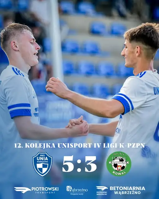 Unia Wąbrzeźno wygrywa z Kujawiakiem Kowal 5:3