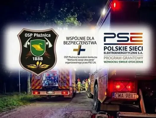 OSP Płużnica z grantem na sprzęt ratownictwa medycznego