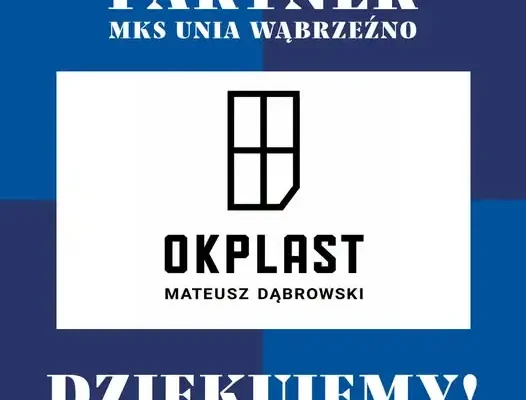 OKPLAST Mateusz Dąbrowski nowym partnerem Unii Wąbrzeźno